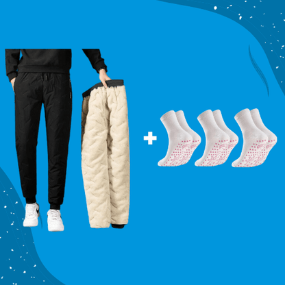 ThermoPants™ Heiz Duo Set - Thermo Hose + Socken