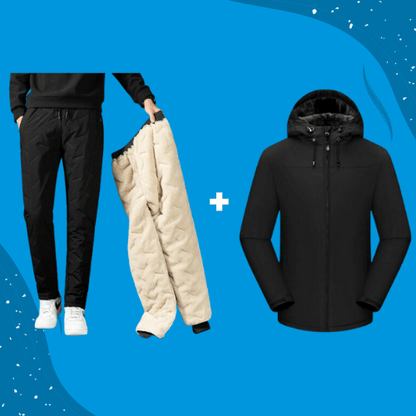 ThermoPants™ Winterschutz Set - Thermo Hose + Jacke