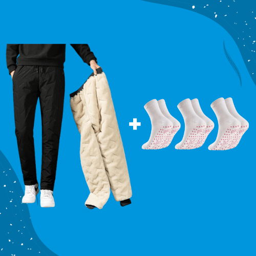 ThermoPants™ Heiz Duo Set - Thermo Hose + Socken