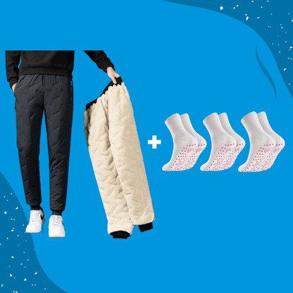 ThermoPants™ Heiz Duo Set - Thermo Hose + Socken