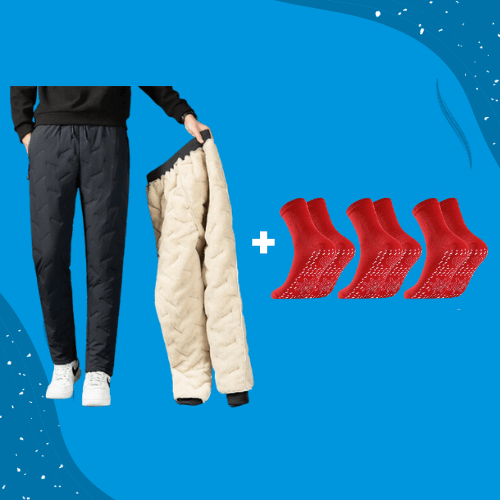 ThermoPants™ Heiz Duo Set - Thermo Hose + Socken