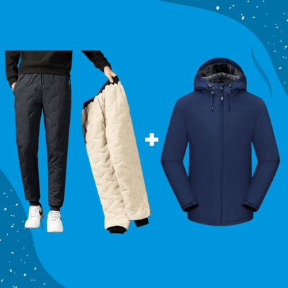 ThermoPants™ Winterschutz Set - Thermo Hose + Jacke