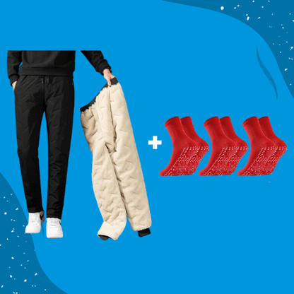 ThermoPants™ Heiz Duo Set - Thermo Hose + Socken