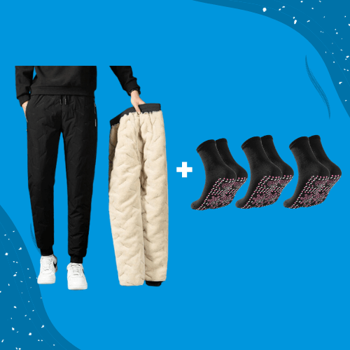ThermoPants™ Heiz Duo Set - Thermo Hose + Socken