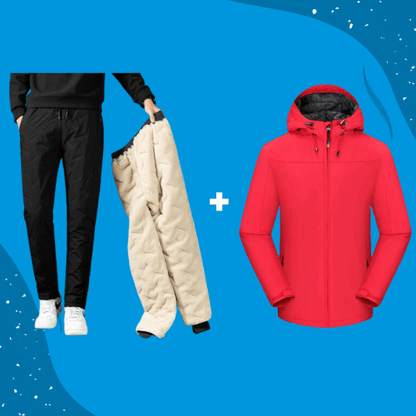 ThermoPants™ Winterschutz Set - Thermo Hose + Jacke