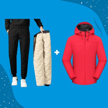 ThermoPants™ Winterschutz Set - Thermo Hose + Jacke