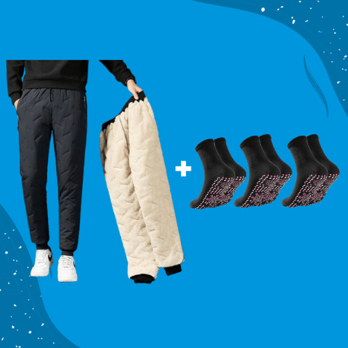 ThermoPants™ Heiz Duo Set - Thermo Hose + Socken