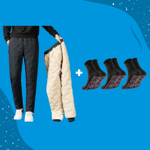 ThermoPants™ Heiz Duo Set - Thermo Hose + Socken