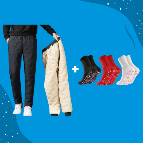 ThermoPants™ Heiz Duo Set - Thermo Hose + Socken