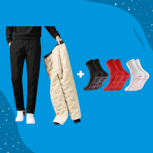 ThermoPants™ Heiz Duo Set - Thermo Hose + Socken