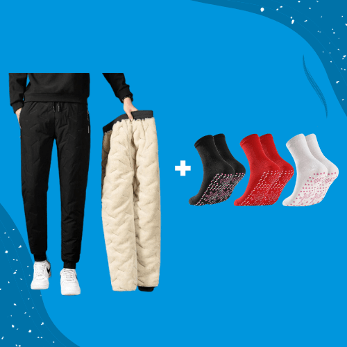 ThermoPants™ Heiz Duo Set - Thermo Hose + Socken