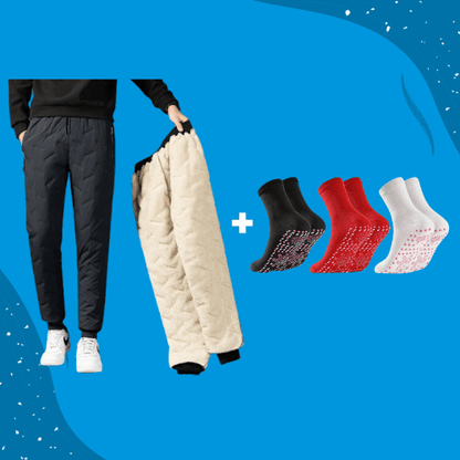 ThermoPants™ Heiz Duo Set - Thermo Hose + Socken