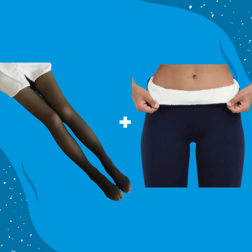 ThermoPants™ Glamour Wärme Set - Thermo Strumpfhose + Leggings