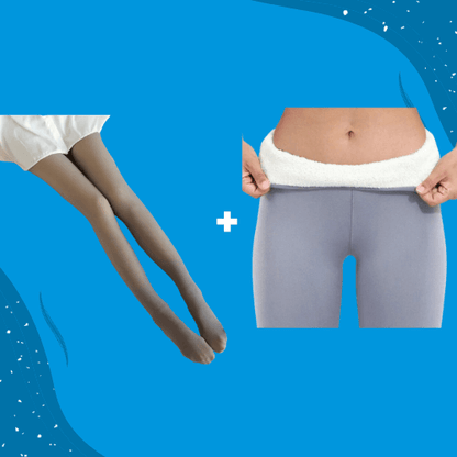 ThermoPants™ Glamour Wärme Set - Thermo Strumpfhose + Leggings