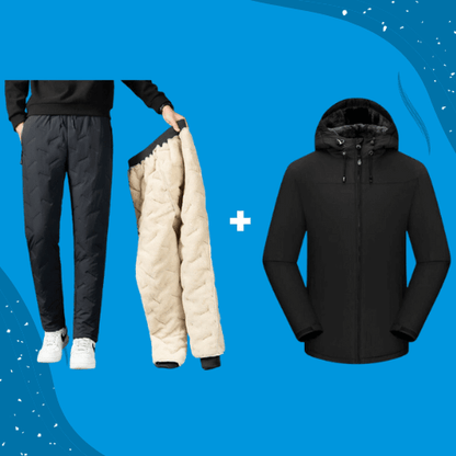 ThermoPants™ Winterschutz Set - Thermo Hose + Jacke